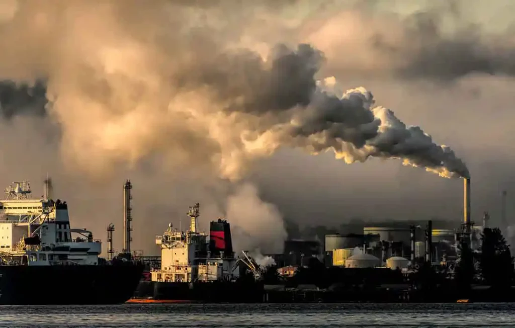 Increasing burning of fossil fuels started increasing the amounts of greenhouse gasses