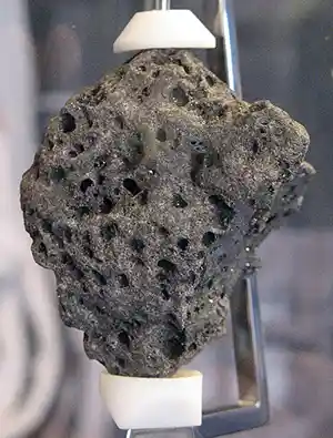 Moon rocks brought by the Apollo missions